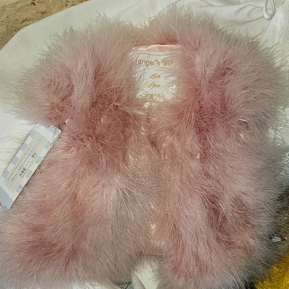 NWT  Angel's Face Maraboi Featherblush jacket girls size 1-3